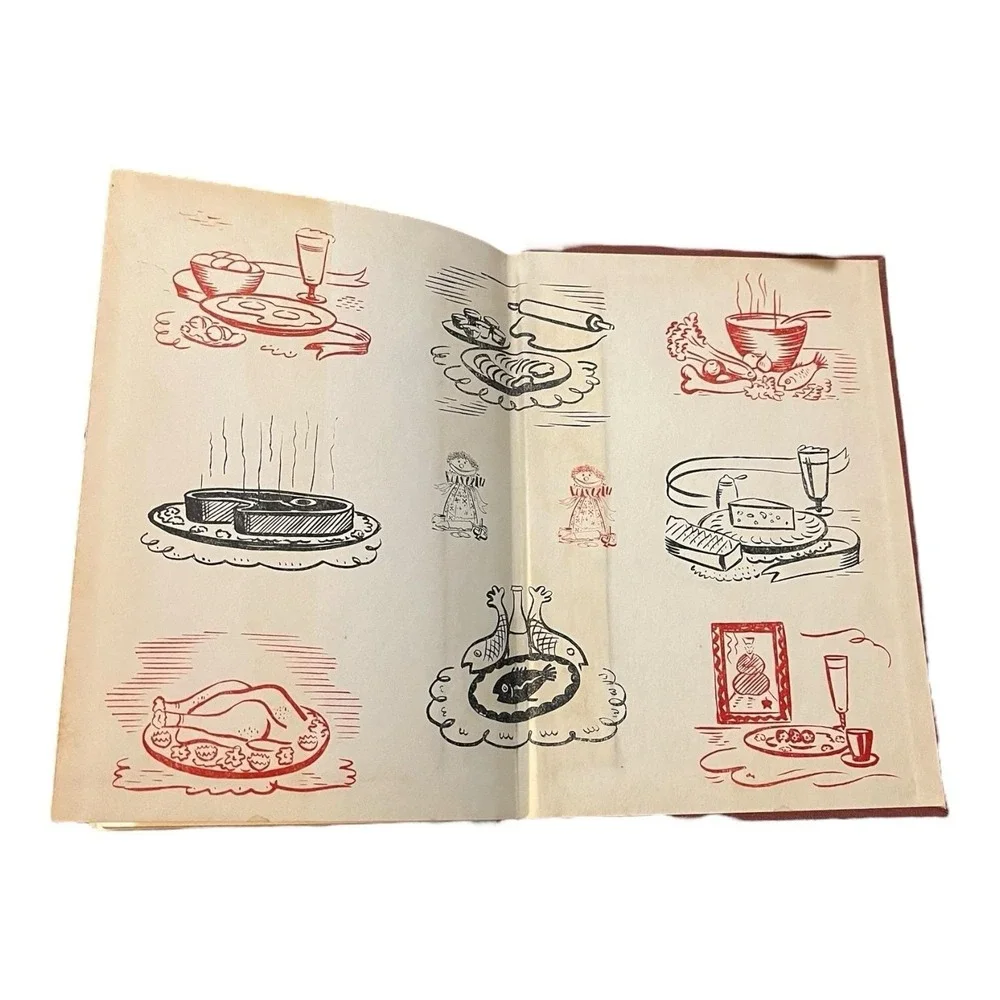 Rare VTG 1962 Gourmet's Gamble By Blanche Campbell Las Vegas Chef's Cookbook HB